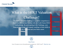 Tablet Screenshot of holtvaluationchallenge.com